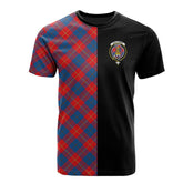 Galloway Red Tartan T-Shirt Half of Me - Cross Style