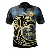Garden Tartan Polo Shirt Viking Wolf
