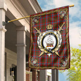 Harkness Dress Tartan Crest Garden Flag - Celtic Thistle Style