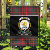 Cumming Hunting Modern Tartan Crest Garden Flag - Welcome Style