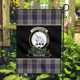 Cunningham Dress Blue Dancers Tartan Crest Garden Flag - Welcome Style