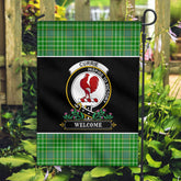 Currie or Curry Tartan Crest Garden Flag - Welcome Style