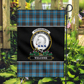 Horsburgh Tartan Crest Garden Flag - Welcome Style