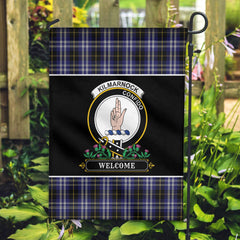 Kilmarnock Tartan Crest Garden Flag - Welcome Style