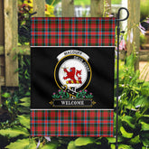 MacDuff Modern Tartan Crest Garden Flag - Welcome Style