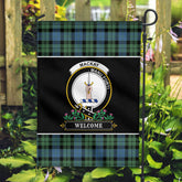 MacKay Ancient Tartan Crest Garden Flag - Welcome Style