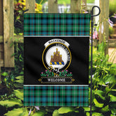 MacKenzie Ancient Tartan Crest Garden Flag - Welcome Style