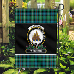 MacKenzie Ancient Tartan Crest Garden Flag - Welcome Style