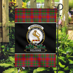 MacKintosh Modern Tartan Crest Garden Flag - Welcome Style