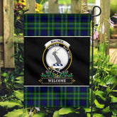 MacNeil of Colonsay Modern Tartan Crest Garden Flag - Welcome Style