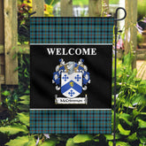McCrimmon Tartan Crest Black Garden Flag