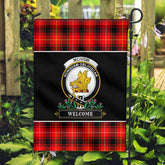 McIvor Tartan Crest Garden Flag - Welcome Style