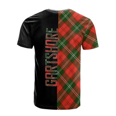 Gartshore Tartan T-Shirt Half of Me - Cross Style