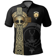 Gordon Clan Unisex Polo Shirt - Celtic Tree Of Life
