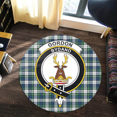 Gordon Dress Ancient Tartan Crest Round Rug