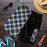 Gordon Dress Modern Tartan Crest Men's Short - Cross Style
