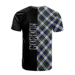 Gordon Dress Modern Tartan T-Shirt Half of Me - Cross Style