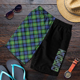 Gordon Old Ancient Tartan Crest Men's Short - Cross Style