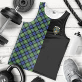 Gordon Old Ancient Tartan Crest Men's Tank Top - Cross Style