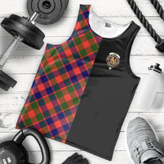 Gow of McGouan Tartan Crest Men's Tank Top - Cross Style