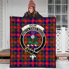 Gow of Skeoch Tartan Crest Quilt