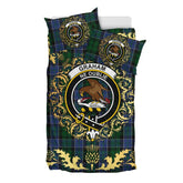 Graham of Montrose 01 Tartan Crest Bedding Set - Golden Thistle Style