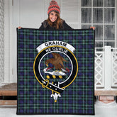 Graham of Montrose Modern Tartan Crest Quilt