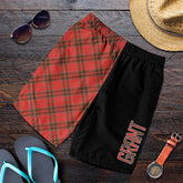Grant Weathered Tartan Crest Men's Short - Cross Style