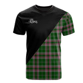Gray Hunting Tartan - Military T-Shirt