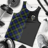 Gunn Modern Tartan Crest Men's Tank Top - Cross Style