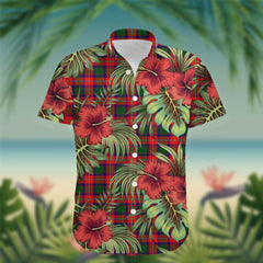 Haig Tartan Hawaiian Shirt Hibiscus, Coconut, Parrot, Pineapple - Tropical Garden Shirt