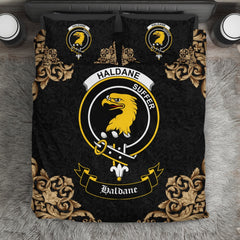 Haldane Crest Black Bedding Set