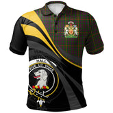 Hall Tartan Polo Shirt - Royal Coat Of Arms Style