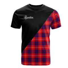 Hamilton Modern Tartan - Military T-Shirt