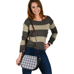 Hannay Modern Tartan Saddle Handbags
