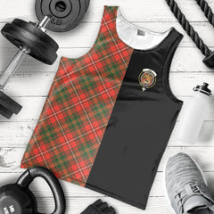 Hay Modern Tartan Crest Men's Tank Top - Cross Style