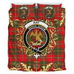 Hay Modern Tartan Crest Bedding Set - Golden Thistle Style