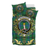 Henderson Ancient Tartan Crest Bedding Set - Golden Thistle Style