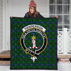 Henderson Modern Tartan Crest Quilt