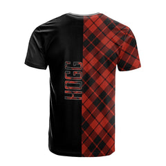 Hogg Tartan T-Shirt Half of Me - Cross Style