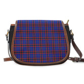 Home Modern Tartan Saddle Handbags