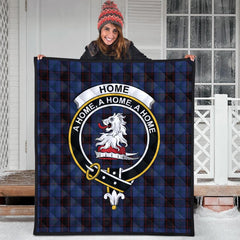Home (Hume) Tartan Crest Quilt