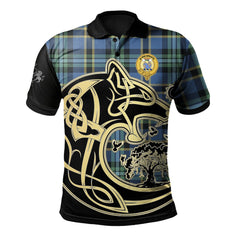 Hope Tartan Polo Shirt Viking Wolf