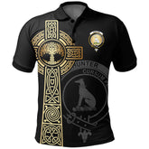 Hunter Clan Unisex Polo Shirt - Celtic Tree Of Life