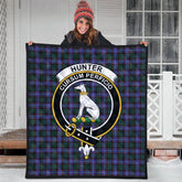 Hunter Modern Tartan Crest Quilt