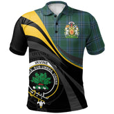 Irvine of Drum Tartan Polo Shirt - Royal Coat Of Arms Style