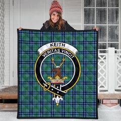 Keith Ancient Tartan Crest Quilt
