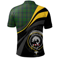 Kennedy Tartan Polo Shirt - Royal Coat Of Arms Style