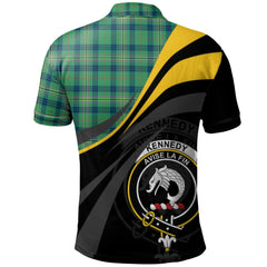 Kennedy Ancient Tartan Polo Shirt - Royal Coat Of Arms Style