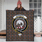 Kennedy Weathered Tartan Crest Quilt